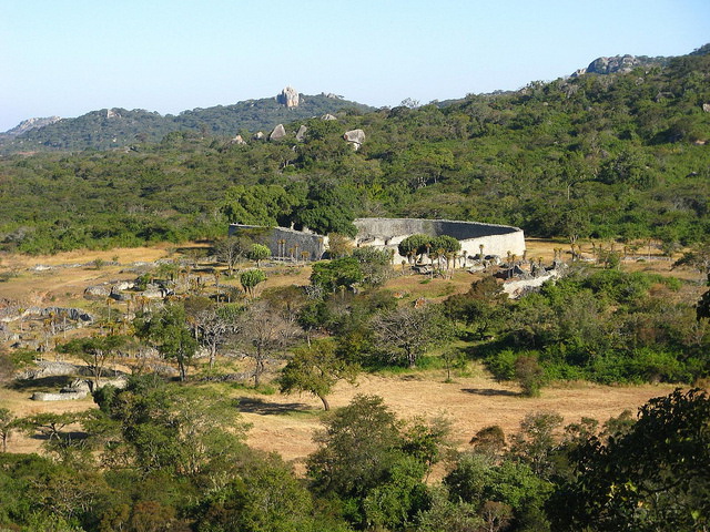 Great Zimbabwe Ruins view